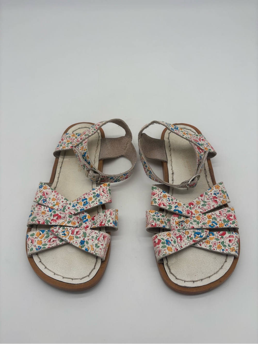 Kids Floral Saltwater Sandals